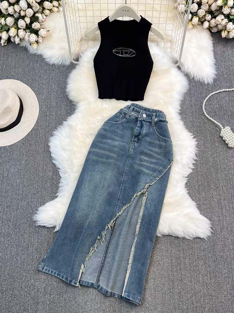 Always reflecting denim set  TPZZ1807 images